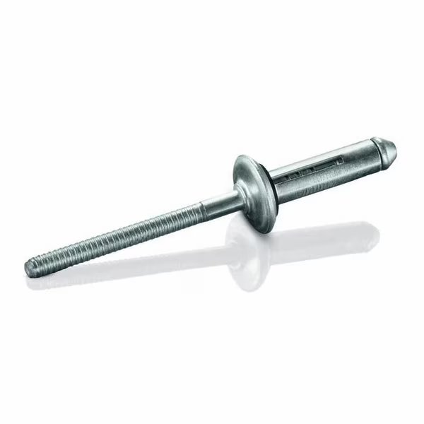 Blind Rivet, Large Flanged Head, 9/32 in Dia., Aluminum Body, 2000 PK, Goebel, Mfr#: ABA-912-TEG